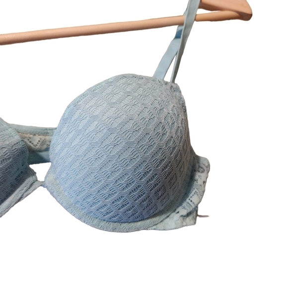 La Senza Remix  blue underwire push-up bra - Picture 2 of 9